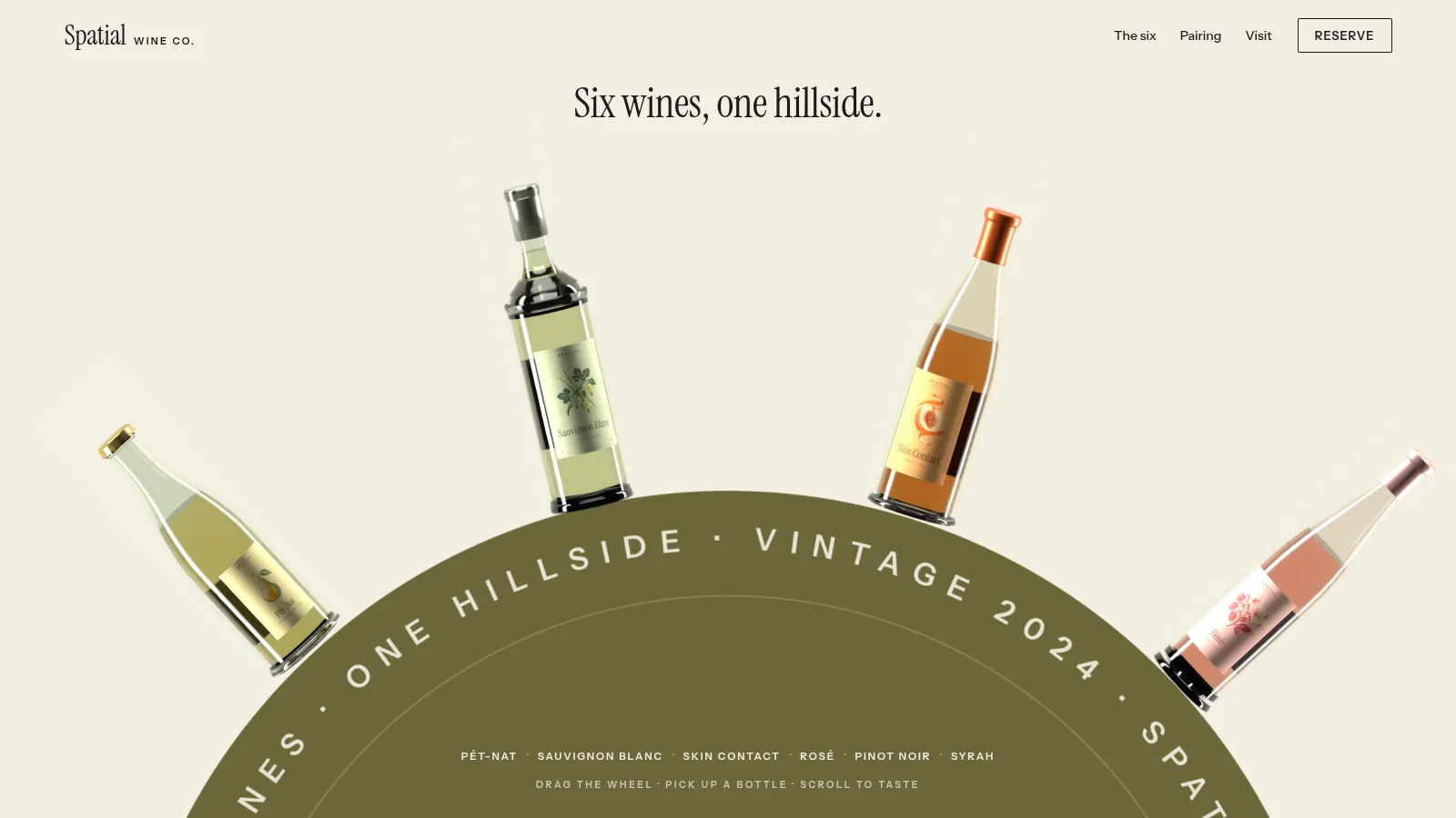 Flight: winery website template