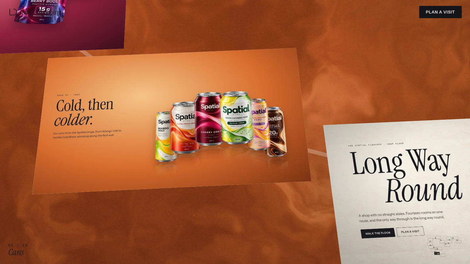 Long Way Round: concept store website template