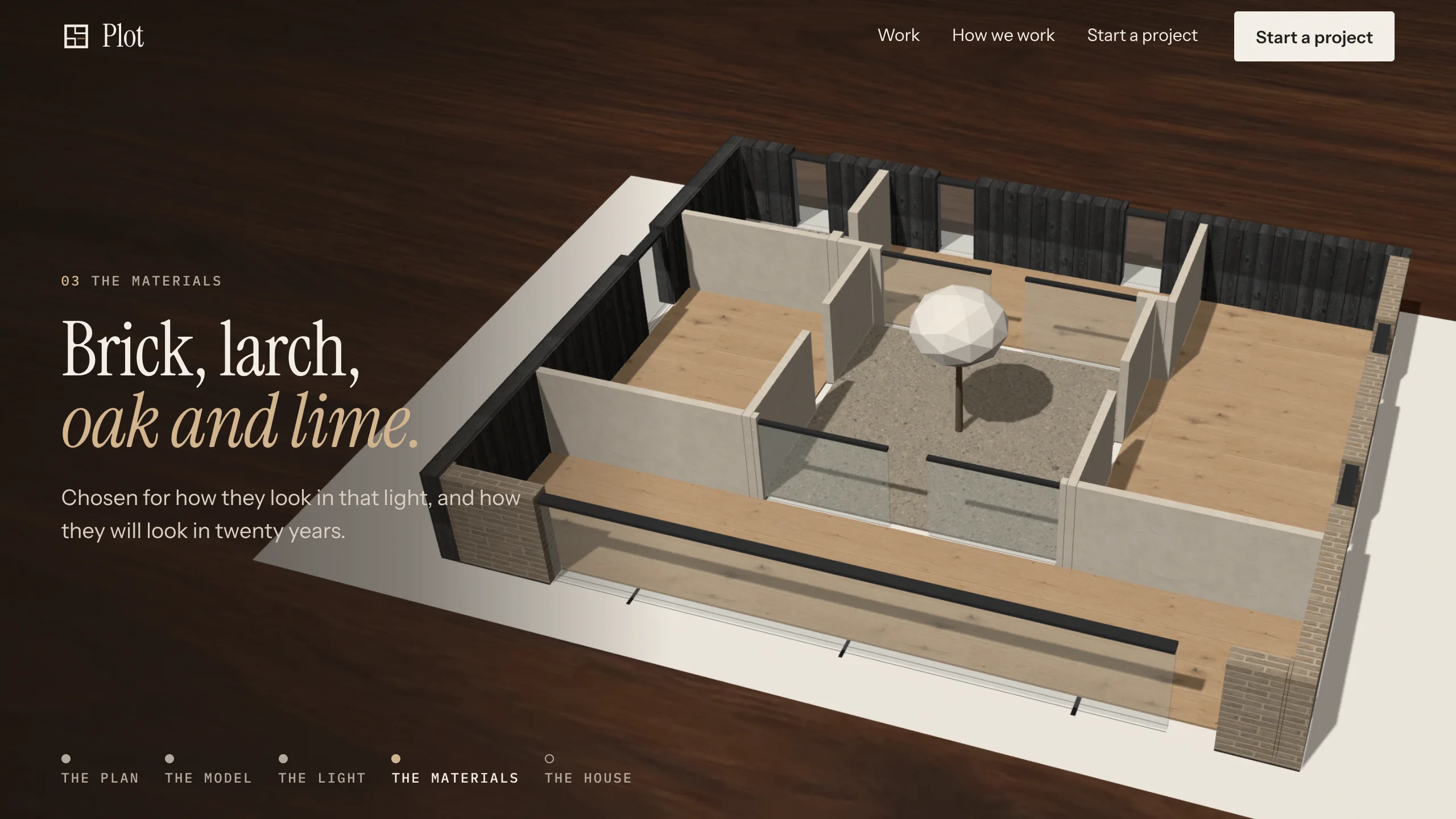 Plot: architects website template